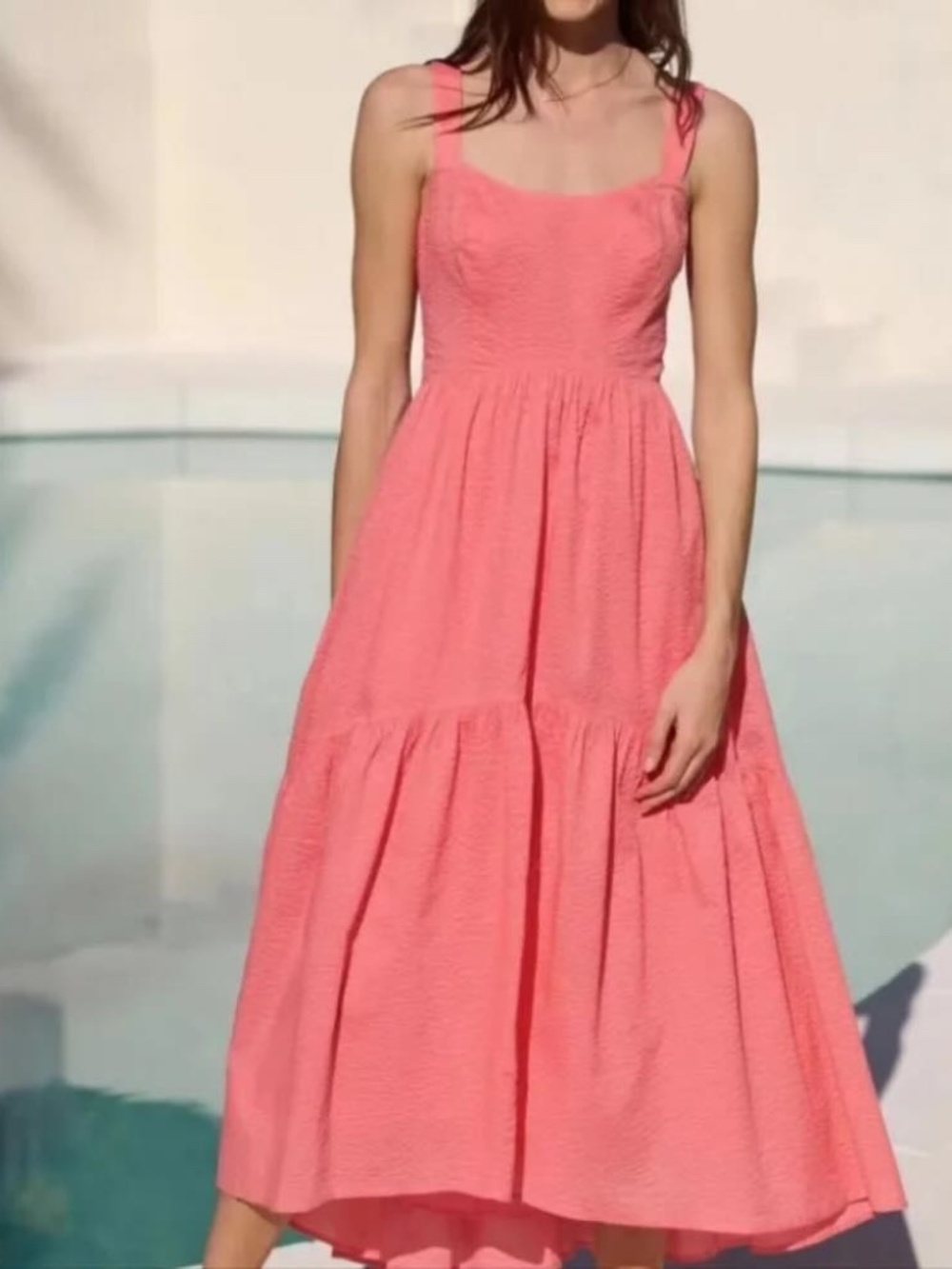 AYR Pink Circle Cotton Magic Hour Dress